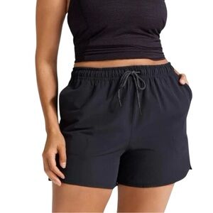 Allbirds Women's Natural Run Shorts XXL Black‎ Merino Wool Athletic Running